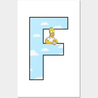 Simpsons letter Posters and Art